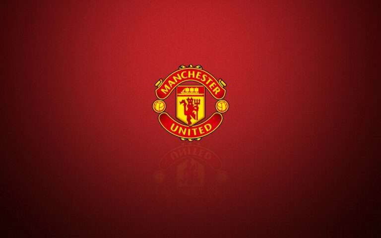 Manchester United widescreen desktop background with logo 1920x1200